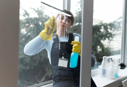 Nettoyage de vitres intérieures et extérieures à Crésantignes